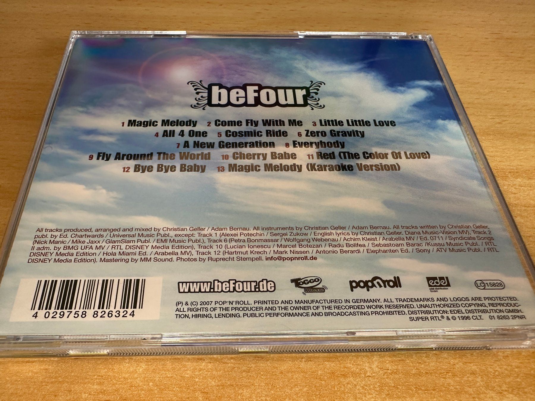 CD: beFour – All 4 One – Usato da Rikon im Tösstal venduto da Alpenmutz 1
