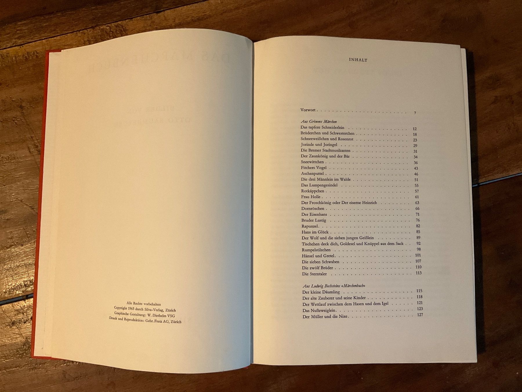 Libri: Buch "Das Märchenbuch"  Otto Baumgartner – Usato da Avenches venduto da Lactobacille 3