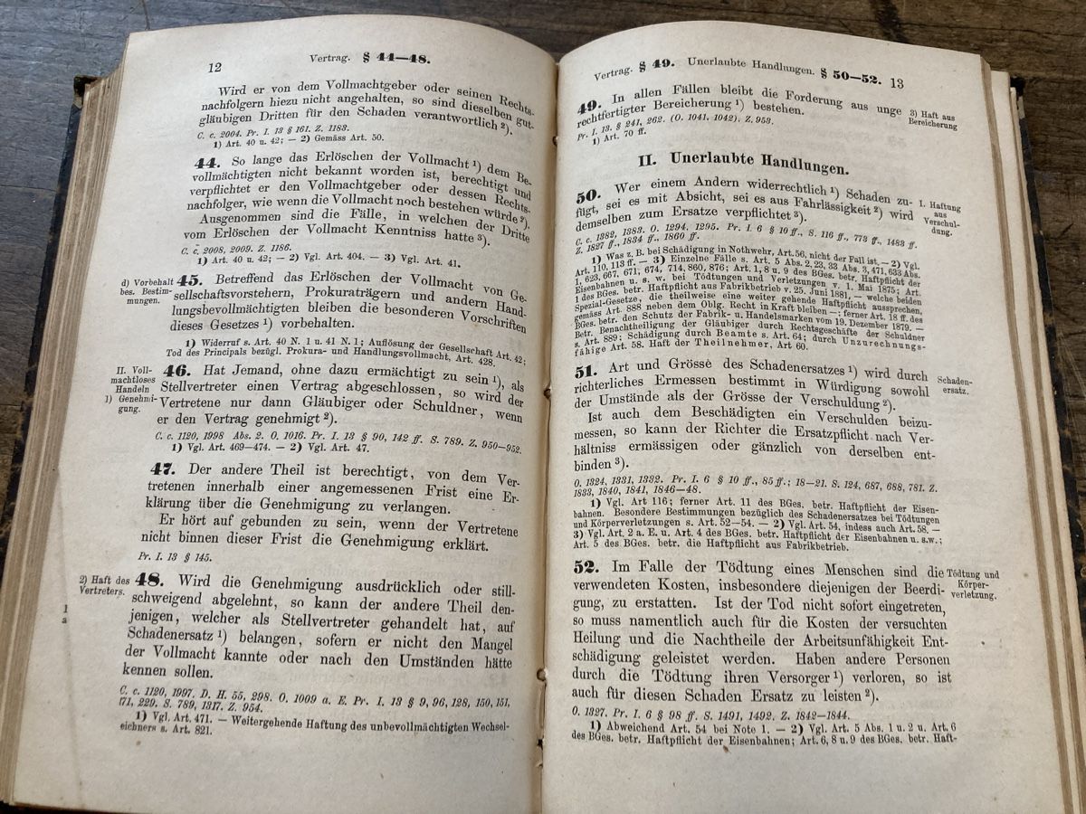 Libri: Obligationenrecht 1883  – Usato da Zürich venduto da Mueschelmau 2