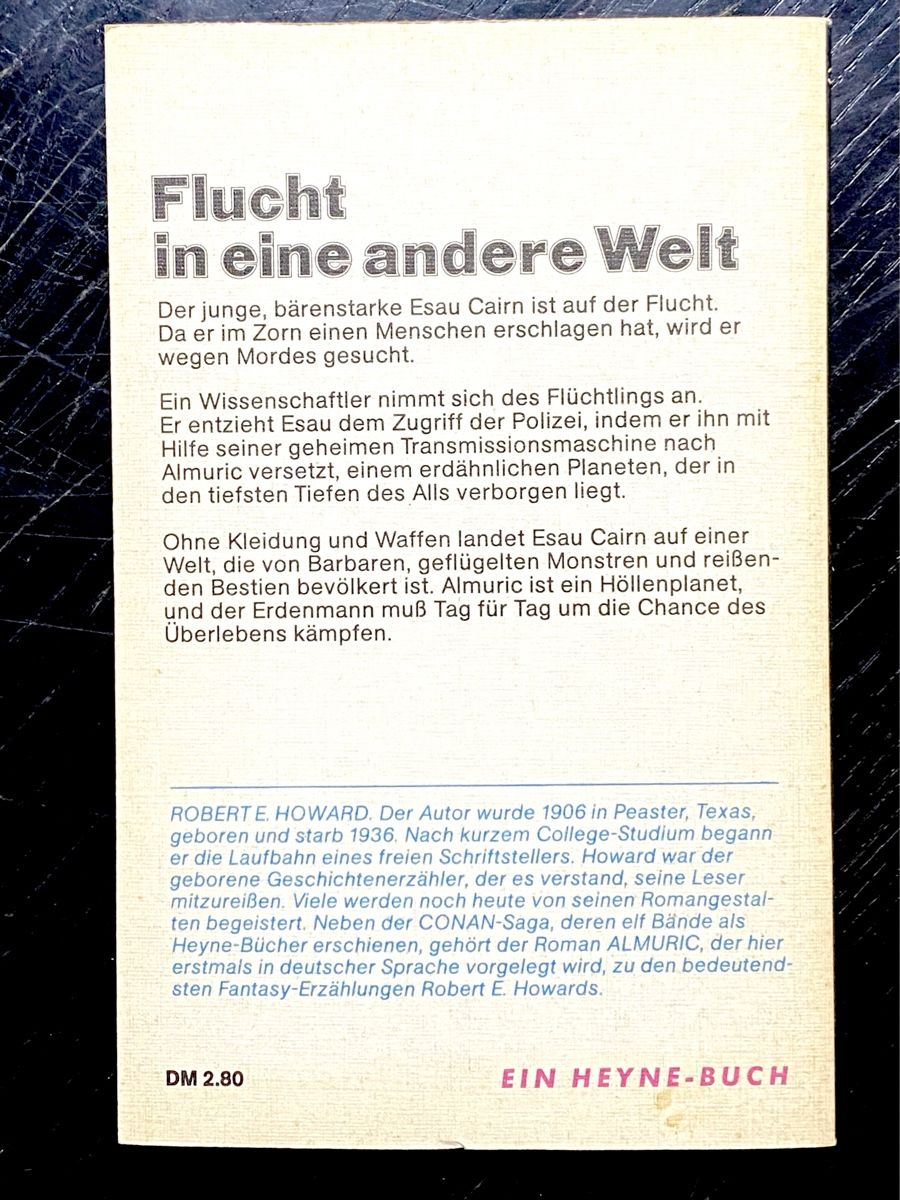 Libri: Almuric - Fantasy Klassiker, Robert E. Howard – Usato da Zuerich venduto da SonderArt-Wertgut 4