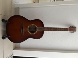 Guitare folk gauchère, marque Art&Lutherie antique burst