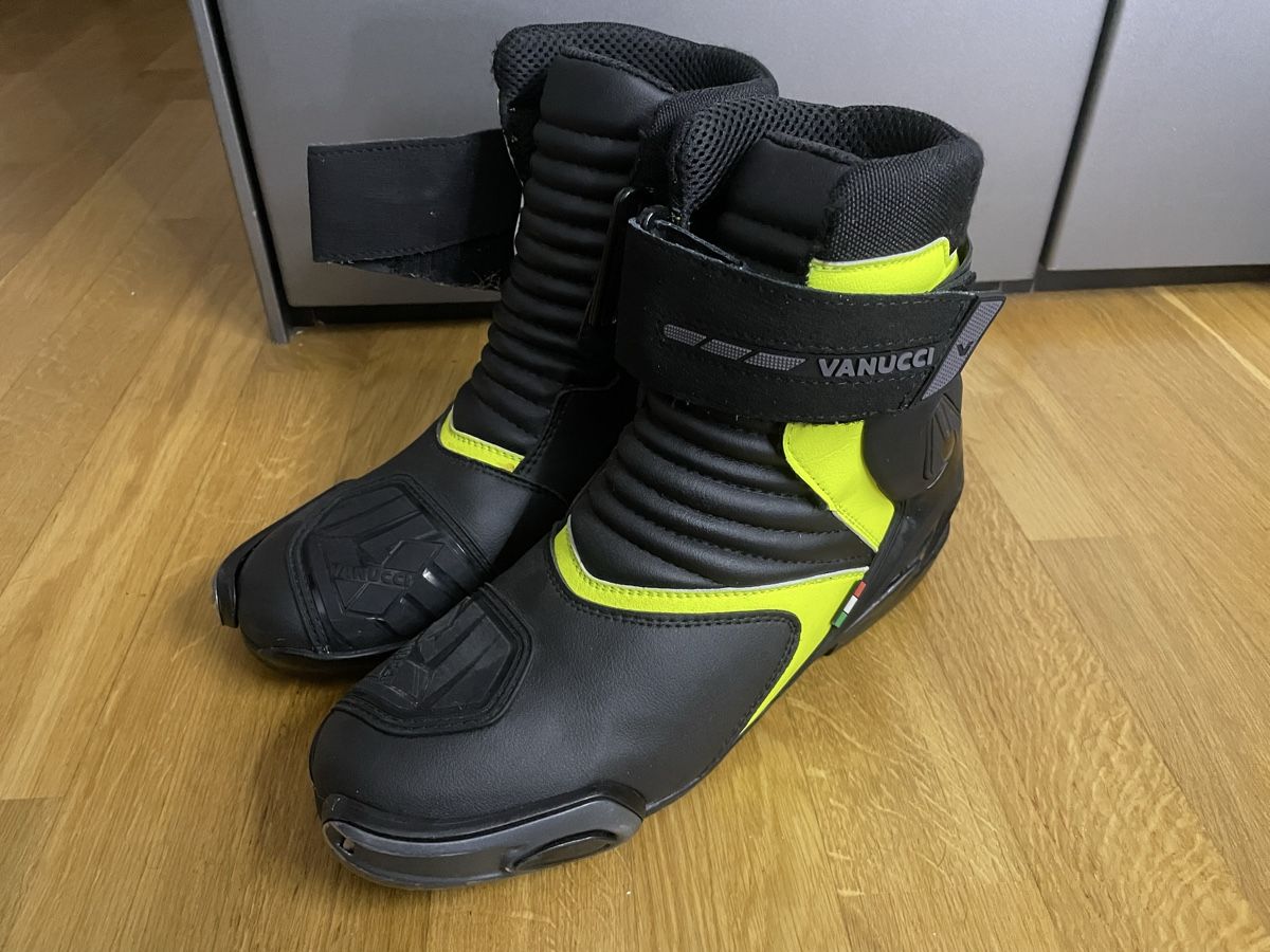 Vanucci Herrenschuhe: Motorradstiefel Vanucci Grösse 43 – Neu (gemäss Beschreibung) aus Avenches von sal_j62q