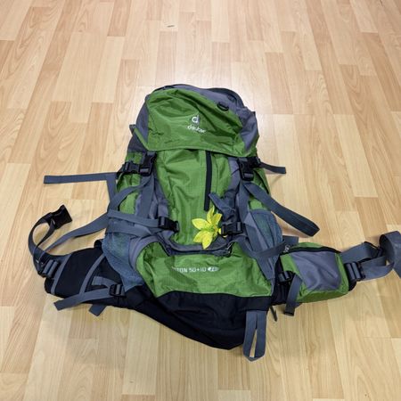 Wanderrucksack Deuter Teton 50+10 SL gruen gebraucht