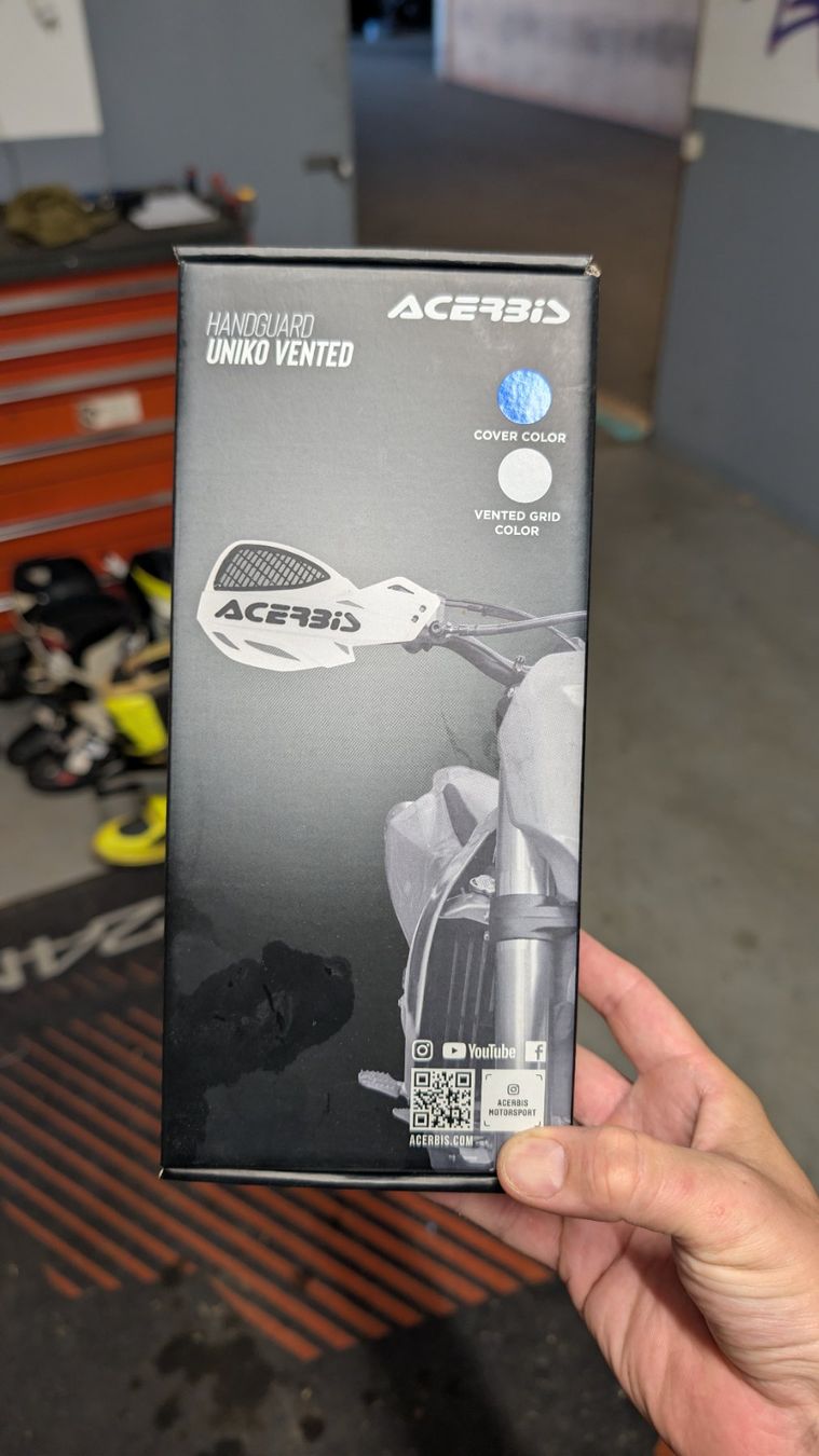 Acerbis Tutti i ricambio per moto: Acerbis Handschütze blau-weiss – Usato da Islikon venduto da Dave_o 1