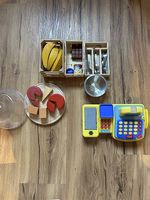 Kaufladen Zubehör Set aus Holz & Metall