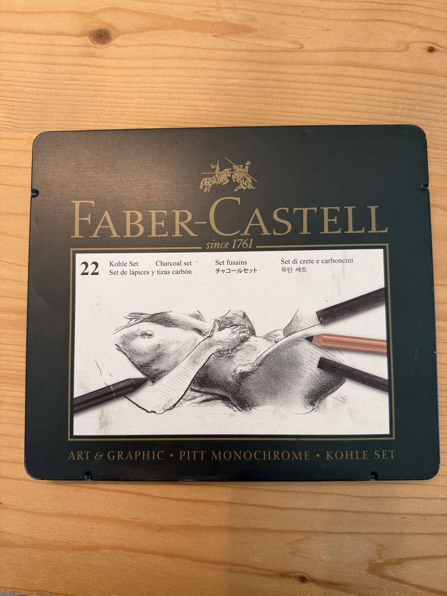 Faber-Castell Stylos & Marker: Faber-Castell Pitt Monochrome Kohle Set – D'occasion à Oberdorf NW par sab_qgz6