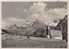 Arosa, Bergkirchlein, Feldpost INFANTERIESCHULEN 1949