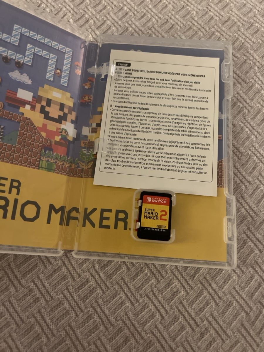 Nintendo Giochi: Game - Nintendo Switch Spiel: Super Mario Maker 2 – Usato da Bolligen venduto da Solina12 3