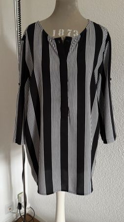 Gepflegtes Frequent Viskose Damenshirt gestreift Gr. M