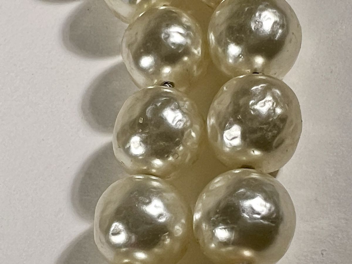 Ketten: Collier de perles vintage double rangs à gros fermoir – Neu (gemäss Beschreibung) aus Genève von DELIRBEADS 4