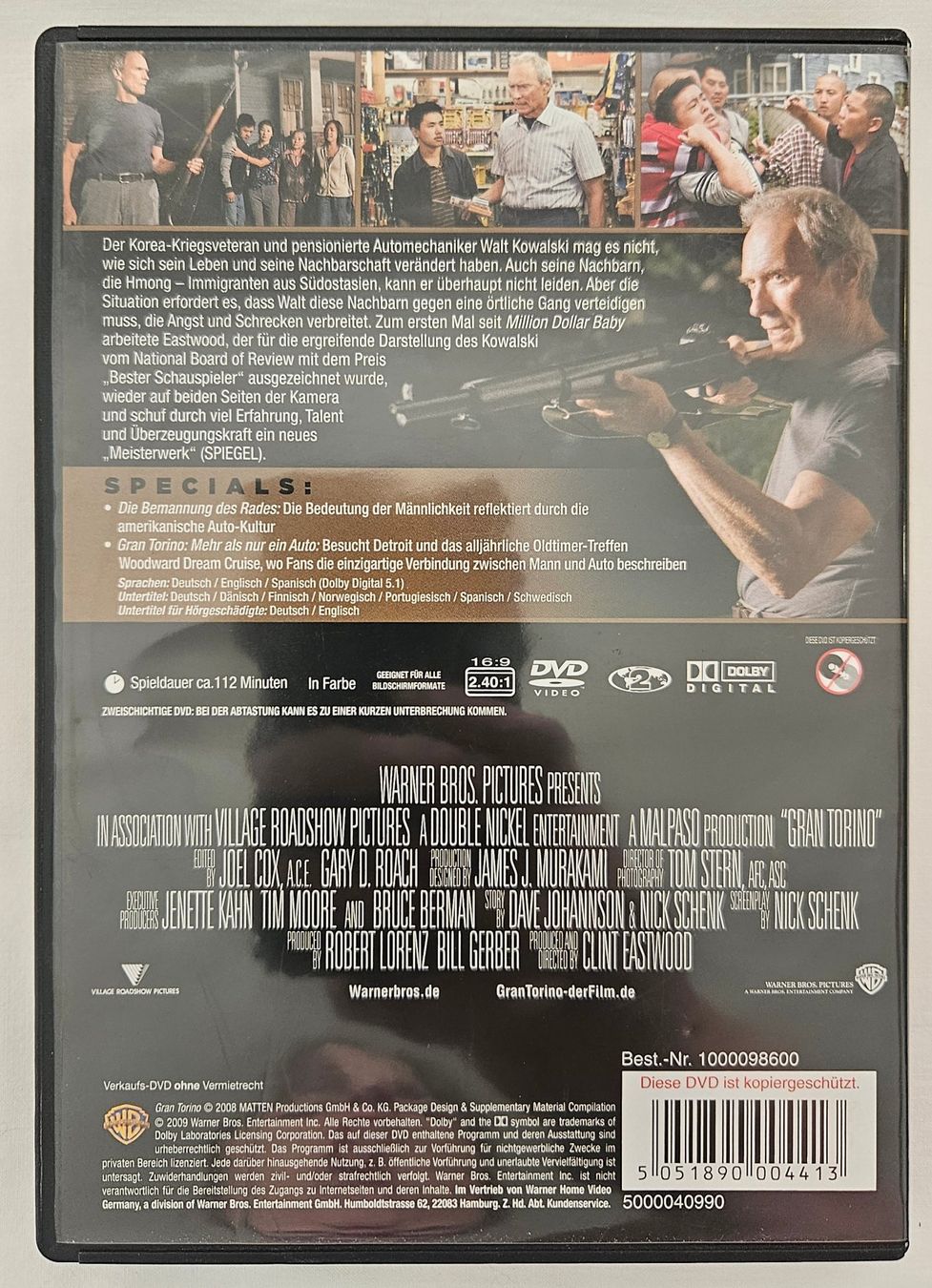 Alle DVDs: DVD Gran Torino – Gebraucht aus Zetzwil von Power4 1