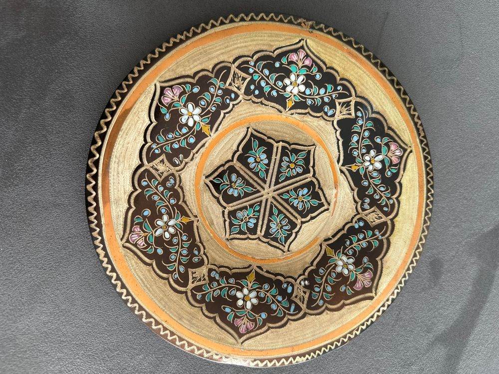 Dekorativer Porzellanteller Mit Leopard-Design & Ständer - Afrikanische Wandkunst Für Zuhause