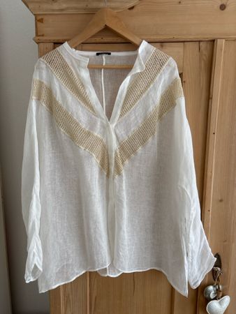 Massimo Dutti Leinenbluse Gr. M neu