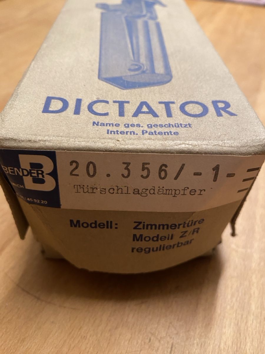 Ferramenta: Türschlagdämpfer Marke Dictator – Nuovo (secondo la descrizione) da Wohlen AG venduto da reswo01 1