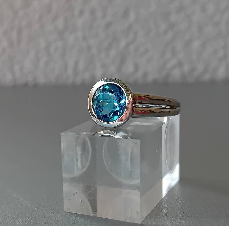 Altri gioielli: Set Ring und Anhänger mit Blautopas in Silber – Usato da Stans venduto da wer_fd5f 4