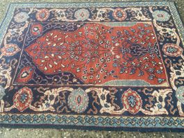 Antike Perser Teppich Tabriz