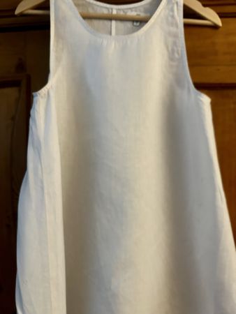 Robe en lin blanc s