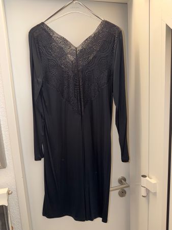Nachthemd schwarz Hanro Modal Senden S neu