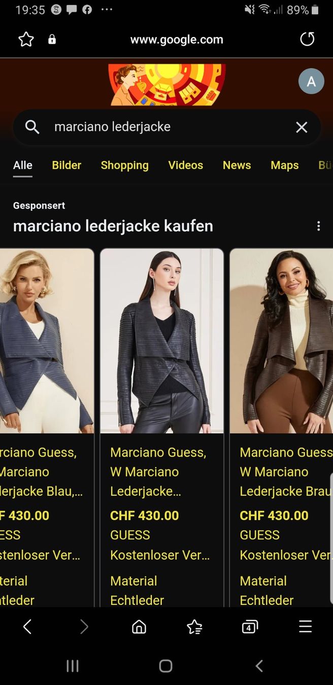Guess Giacche: Lederjacke S Marciano by Guess NP 430 CHF – Nuovo (secondo la descrizione) da Opfikon venduto da Annanet 9