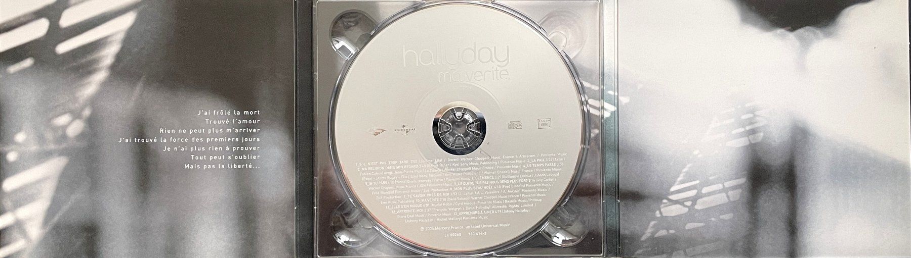 CD: Johnny Hallyday CD Digipack - Ma vérité – Usato da Savagnier venduto da Ne2065 1