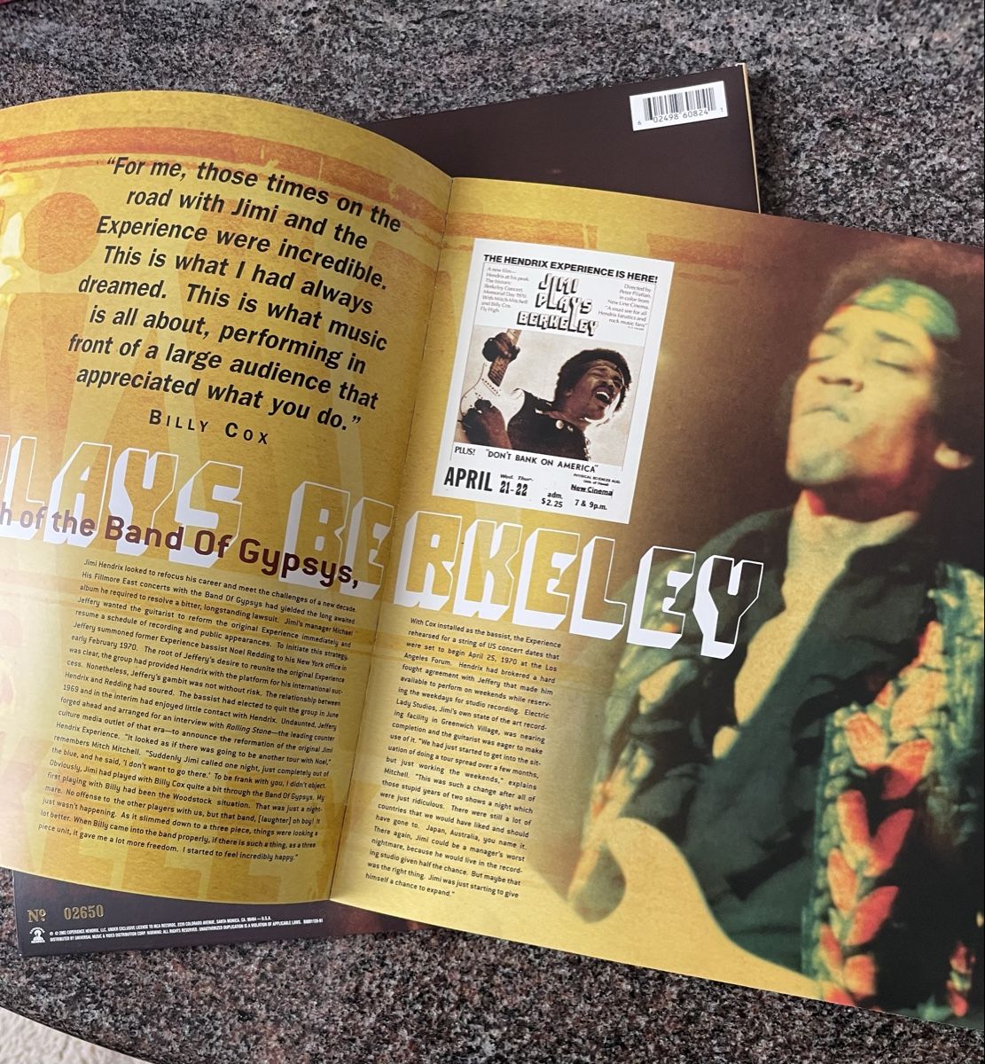 Dischi in vinile: Jimi Hendrix Experience - Live at Berkeley - Vinyl LPs – Usato da Olten venduto da Bluespapst 4