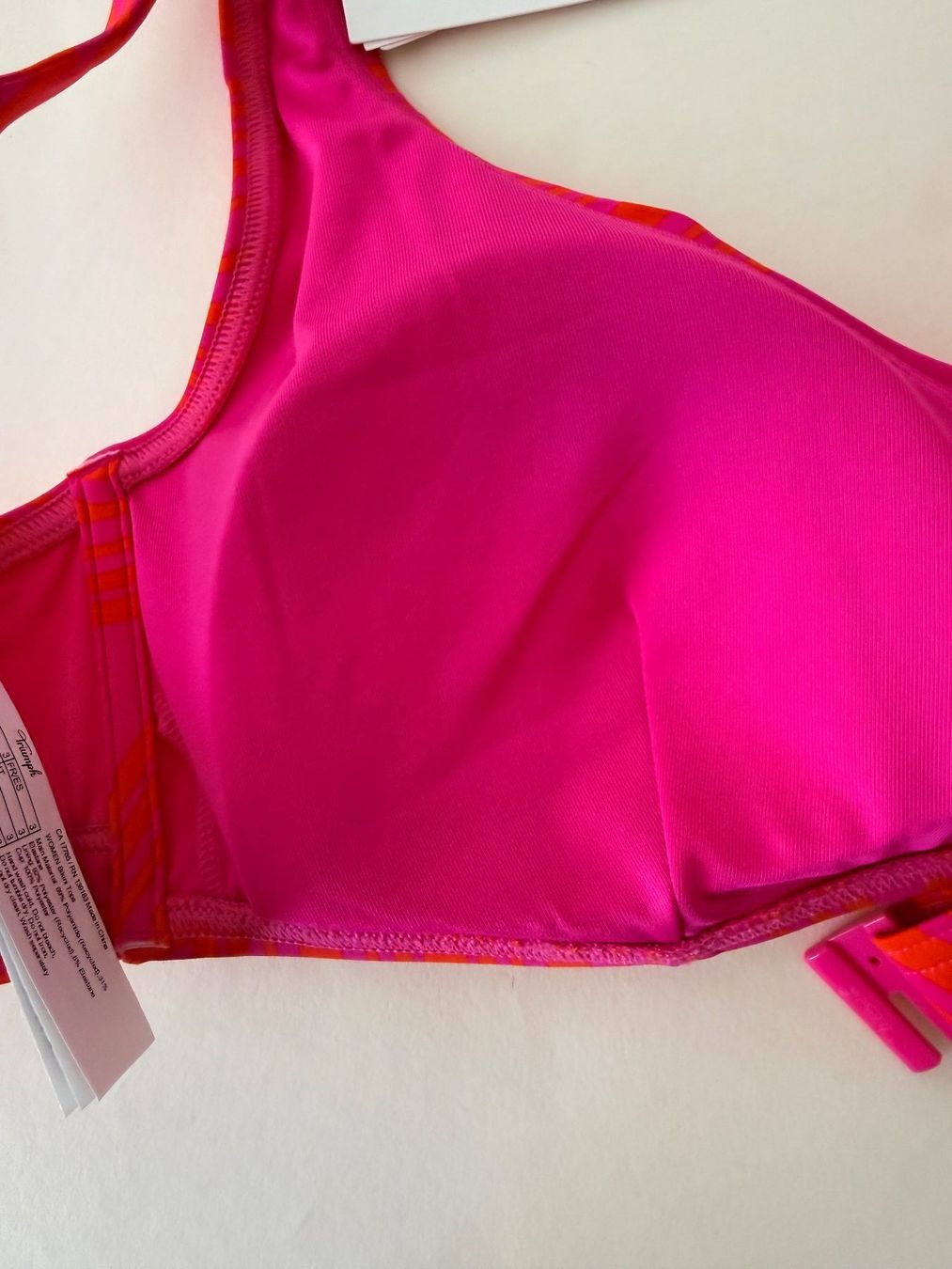 Triumph Costumi da bagno & Bikini: TRIUMPH, Bikini-Top FLEX SMART SUMMER, Grösse 3, Farbe Pink – Nuovo e nell'imballaggio originale da Rudolfstetten venduto da gst_g7xl 5