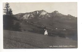 ALPSTEIN Kamor u. Hoher Kasten v. Fähnern - Stempel Gasthaus
