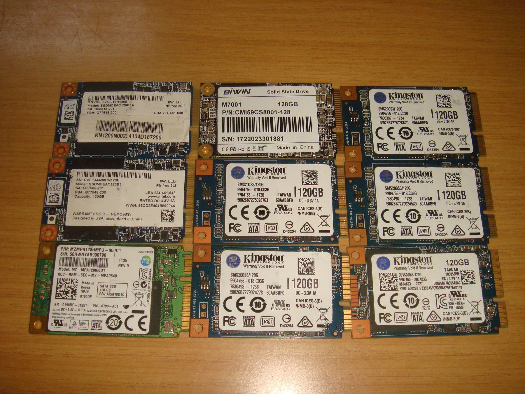 Dischi rigidi: 1 stück 120/128gb mSata ssd. getestet. – Usato da St. Gallen venduto da pc-sg
