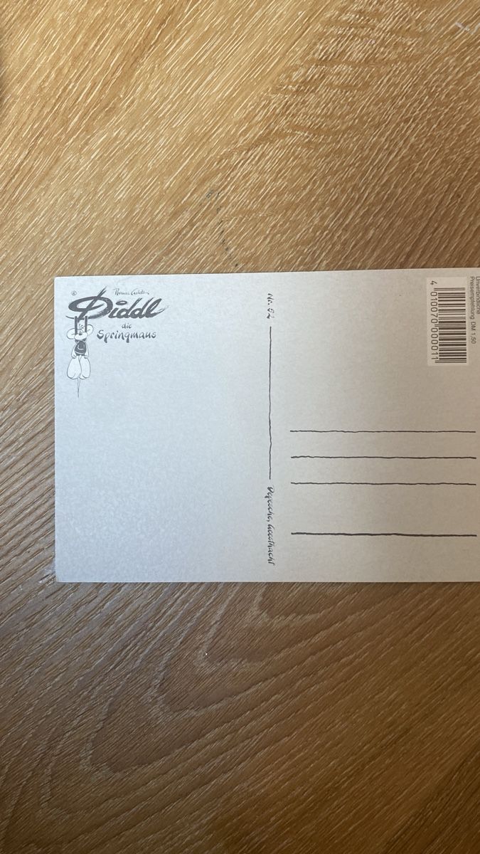 Karten: Diddle Postkarte Nr. 52 – Neu (gemäss Beschreibung) aus Beinwil (Freiamt) von Akgeun 1