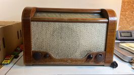 Vintage AGA 1651 Röhrenradio, Schweden, Nachkriegszeit (AGA)