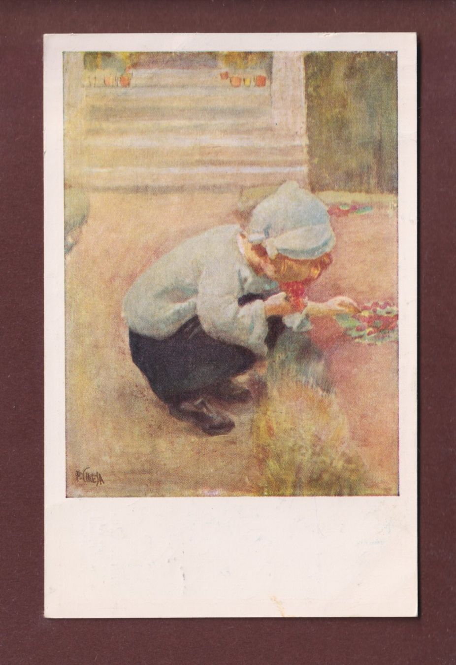 Cartoline postali: PRO JUVENTUTE - Primevères – Usato da Pully venduto da nicecards