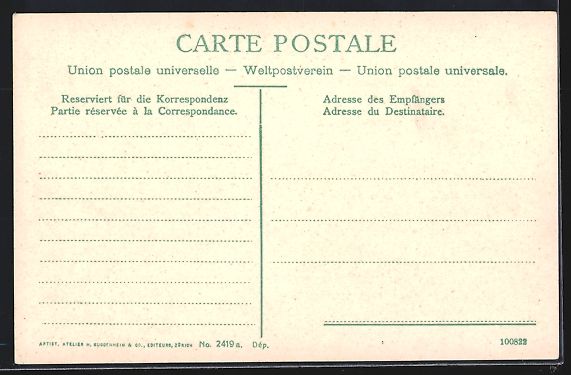 Cartoline postali: Sachseln, Teilansicht mit Kirche u. Berg – Usato da Berlin venduto da bartko-reher 1