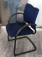 Bürostühle blau 6 Stk. 