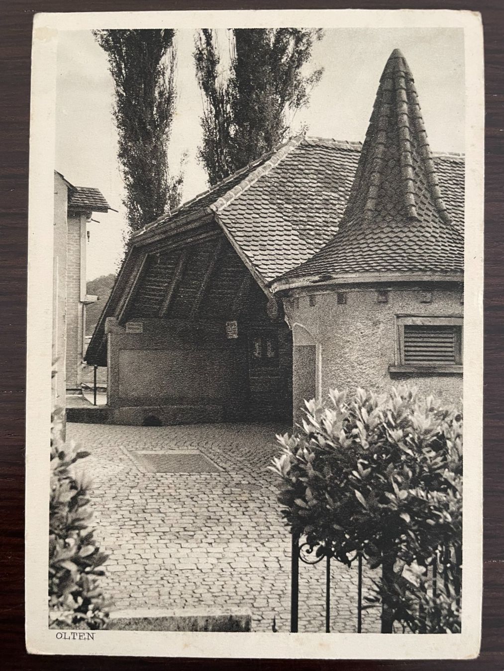 Ansichtskarten: OLTEN Detailansicht, Mischol, "Heimat", 1930 – Gebraucht aus Wald ZH von TLILEF