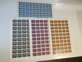4 Bogen Pro Partia 1961 tadellos postfrisch **