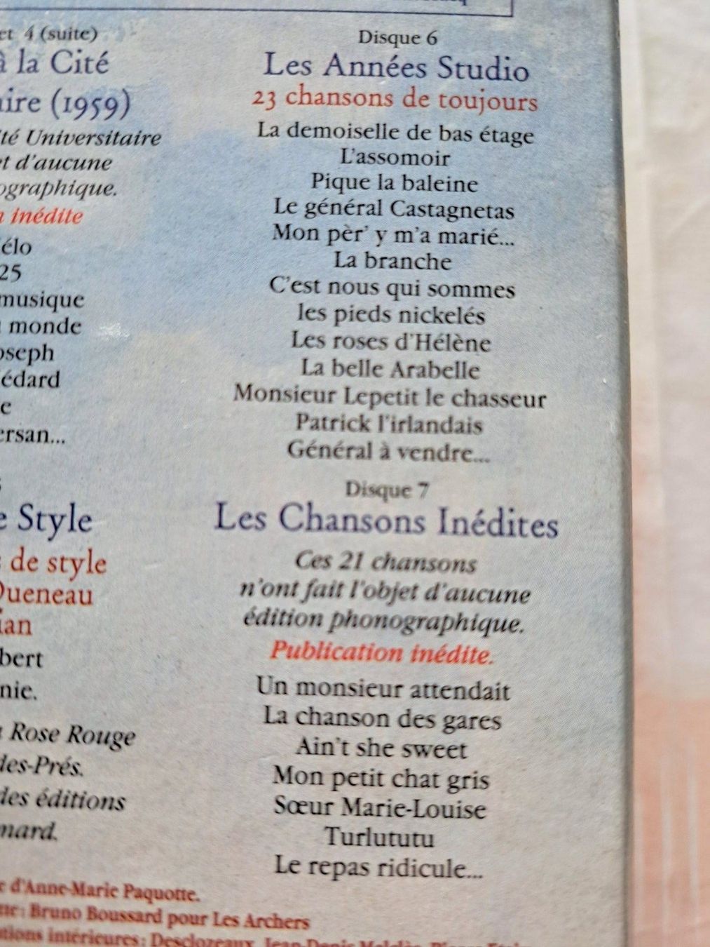 CD: Coffret Collector - les frères Jacques 7 CDS – Usato da Pully venduto da bro_n52j 5