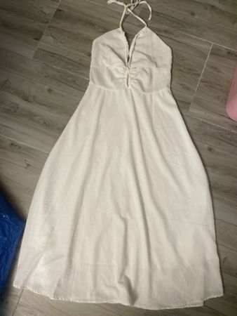Sommerkleid lang weiss Gr.M in neuen Zustand
