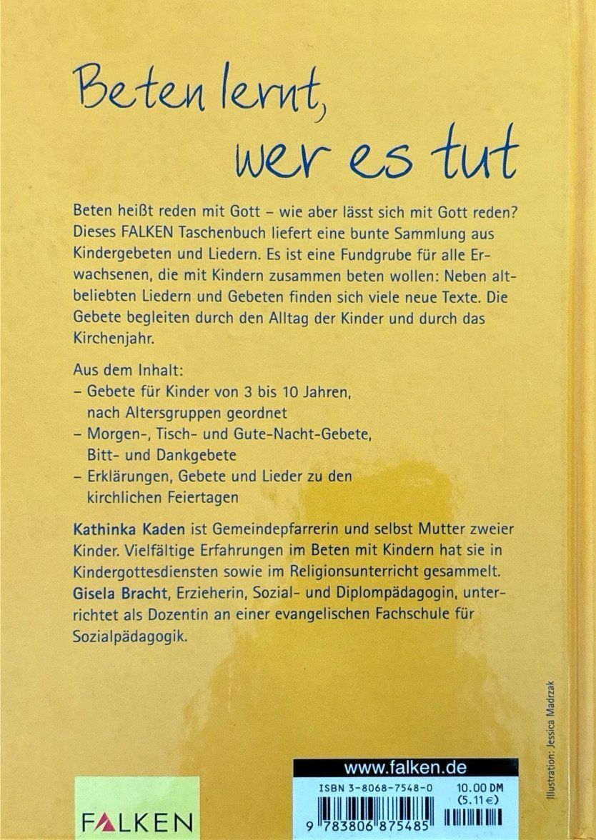 Libri: Lieber Gott ... - Kindergebete und Lieder – Nuovo (secondo la descrizione) da Sarnen venduto da Livres 1