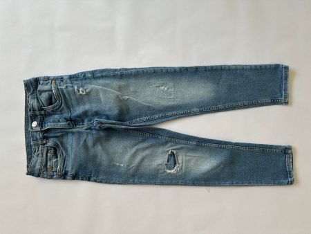 ZARA Mädchen-Jeans im Vintage-Look / Grösse 140