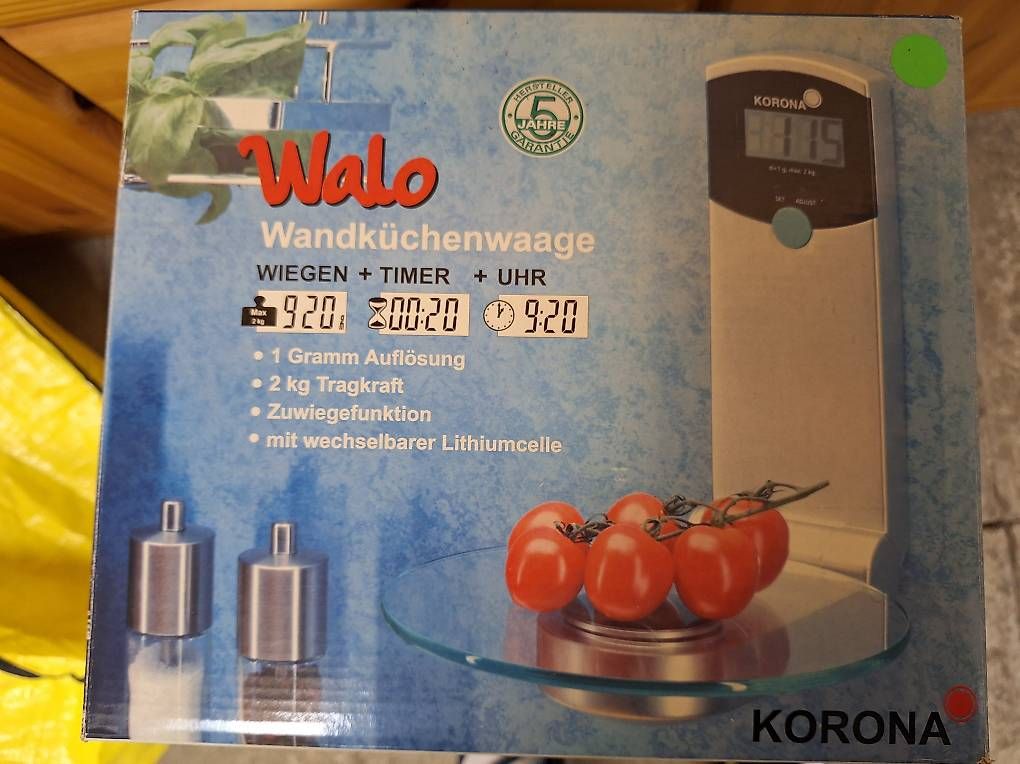Bilance da cucina: Walo Wandkuechenwaage – Usato da Niederglatt ZH venduto da Bobsli