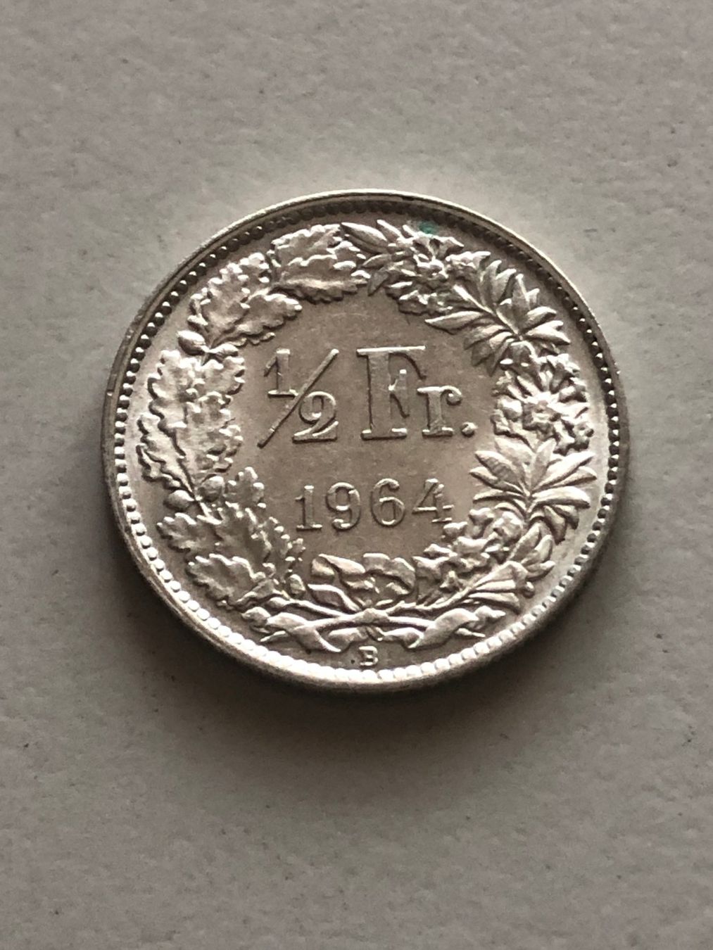 Alle Münzen: 50 Rp. 1964 Top – Gebraucht aus Schötz von Odpa
