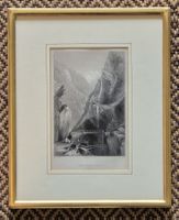 Stahlstich The Ponte Alto, Simplon, W.H. Bartlett