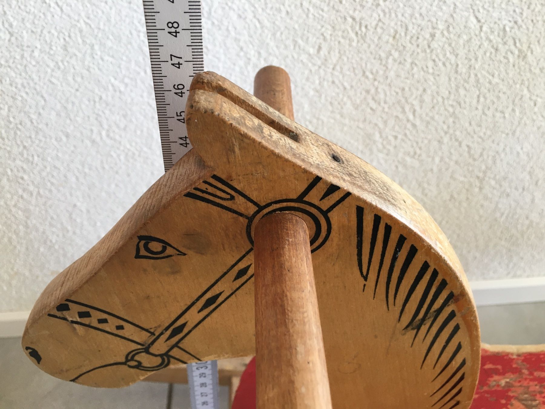 Sonstige Gartenschaukeln: Alte Schaukel Pferd aus Holz. – Gebraucht aus Lanzenhäusern von vic63 9