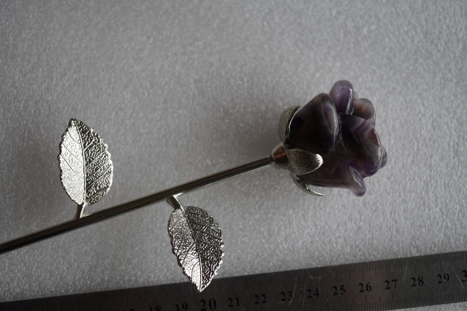 Minerali & Pietre curative: Amethyst    Rose  Edel   23cm lang Aus Stein – Nuovo e nell'imballaggio originale da Eschenbach SG venduto da topstone 4
