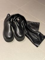 Schwarze Overknee Stiefel, Grösse 37 NEU