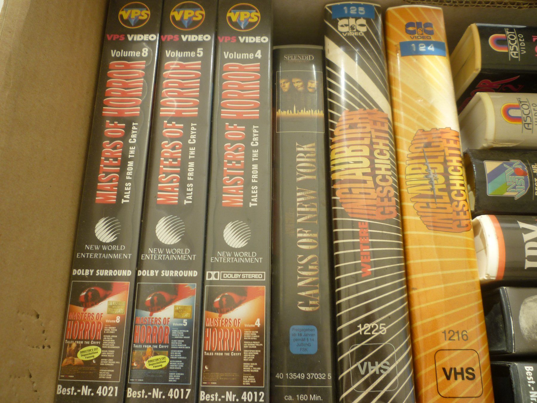 Tutti i VHS: 12 Horror Video kassetten – Usato da Langnau am Albis venduto da Molosser 2
