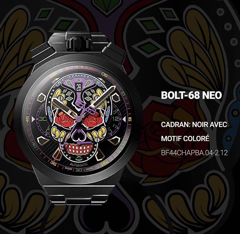 Montres: Montre Bomberg Bolt-68 Neo Calaveras – D'occasion à Le Locle par inf_8x7d