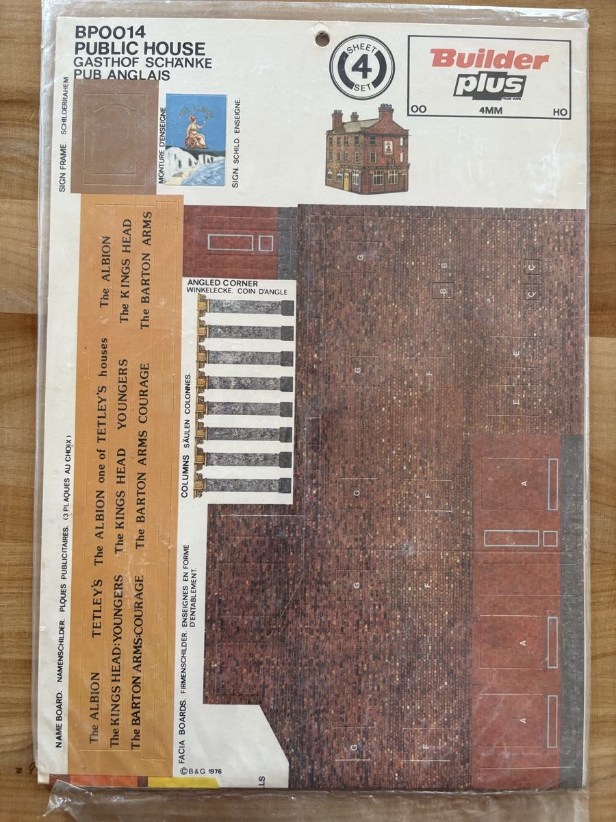 Kit bricolage: Bastelbogen Haus / Gebäude – Nuovo e nell'imballaggio originale da Rümlang venduto da SchumBru10