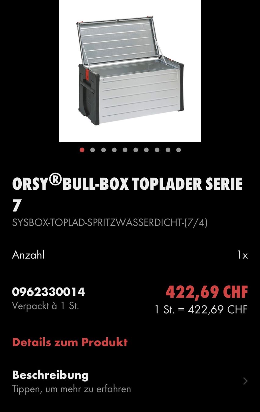 Würth Alle Werkzeuge: Würth ORSY BULL TOPLADER NEU – Neu und originalverpackt aus Au ZH von sara050 3