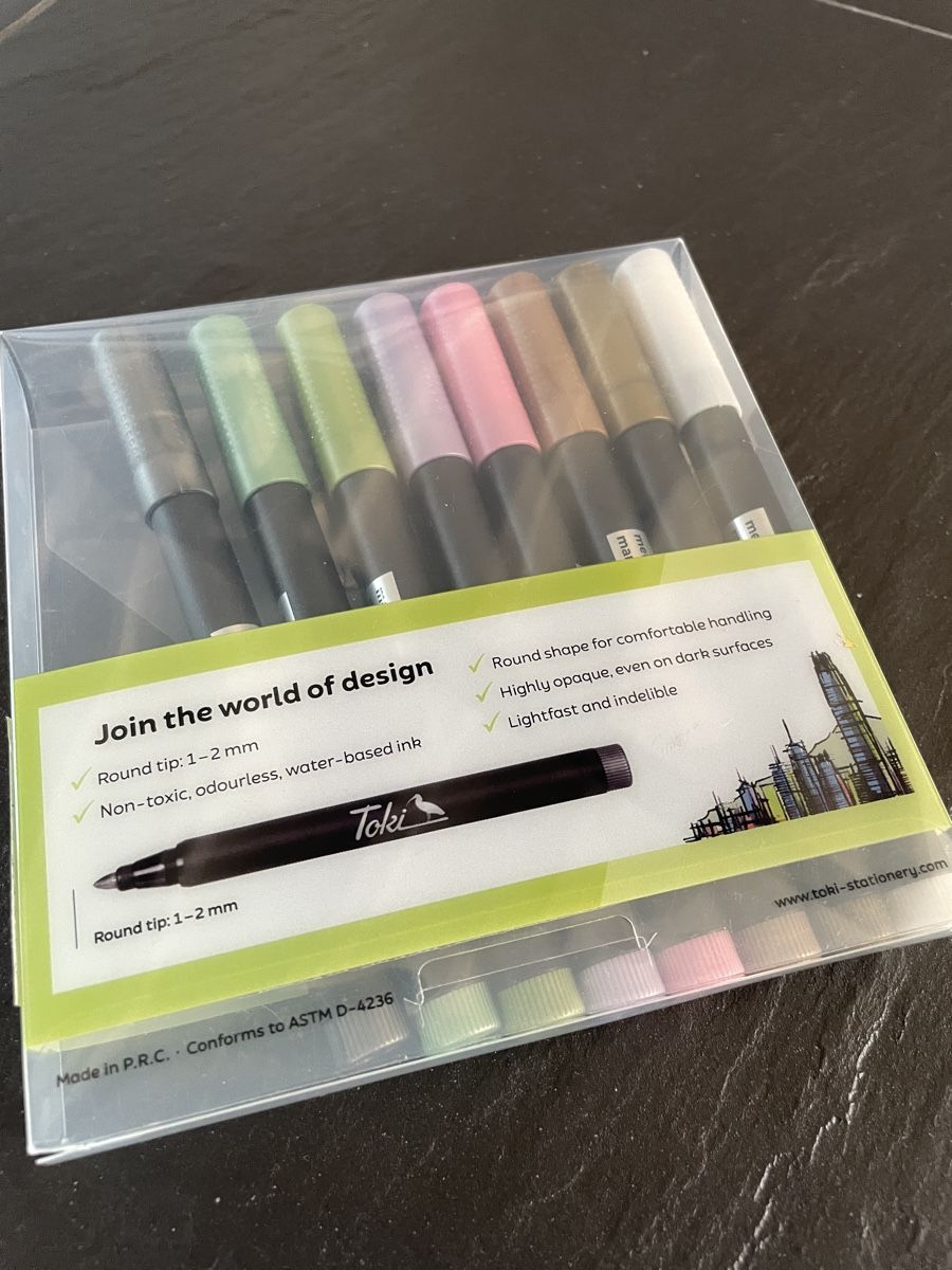 Penna & Evidenziatori: Metallic Stifte und Farben – Usato da Andelfingen venduto da Blumenwiese123 1